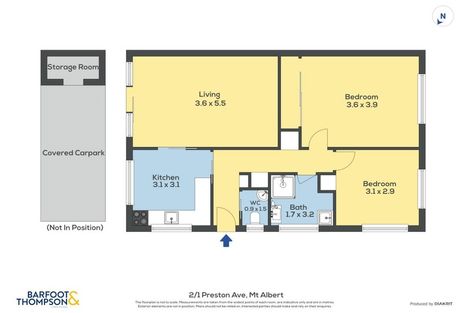 Photo of property in 2/1 Preston Avenue, Mount Albert, Auckland, 1025