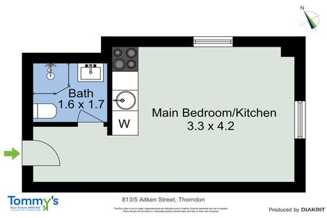 Photo of property in Aitken Street Apartments, 713/5 Aitken Street, Thorndon, Wellington, 6011