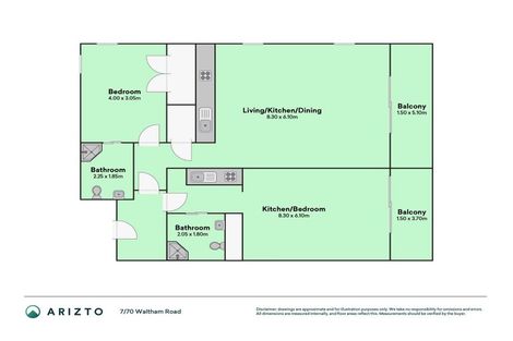 Photo of property in 7/70 Waltham Road, Sydenham, Christchurch, 8023