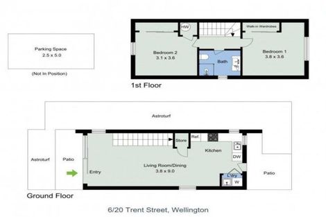 Photo of property in 6/20 Trent Street, Island Bay, Wellington, 6023