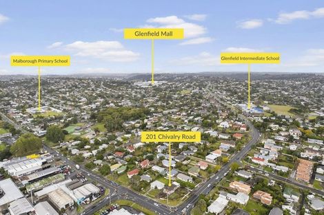 Photo of property in 201 Chivalry Road, Glenfield, Auckland, 0629