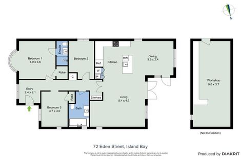 Photo of property in 72 Eden Street, Island Bay, Wellington, 6023