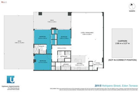 Photo of property in 1002/5 Hohipere Street, Grafton, Auckland, 1010