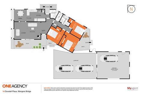 Photo of property in 14 Dunstall Place, Mangere Bridge, Auckland, 2022