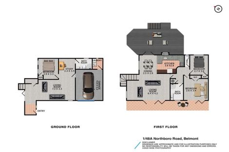 Photo of property in 1/48a Northboro Road, Belmont, Auckland, 0622