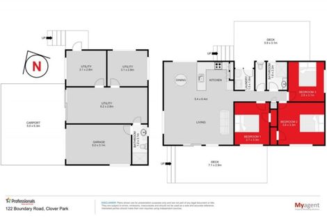 Photo of property in 122 Boundary Road, Clover Park, Auckland, 2019