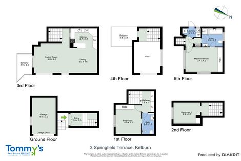 Photo of property in 3 Springfield Terrace, Kelburn, Wellington, 6012