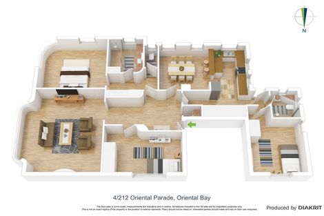 Photo of property in Anscombe Apartments, 212 Oriental Parade, Oriental Bay, Wellington, 6011