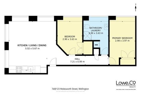 Photo of property in 7d/123 Molesworth Street, Thorndon, Wellington, 6011