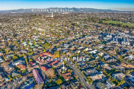Photo of property in 12 Juniper Place, Burnside, Christchurch, 8053