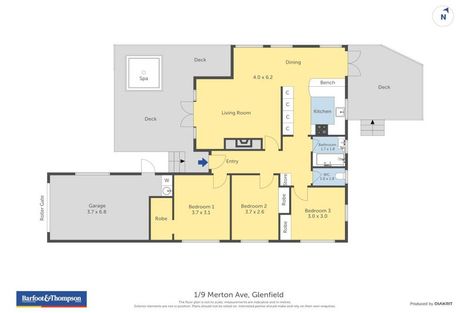 Photo of property in 1/9 Merton Avenue, Glenfield, Auckland, 0627