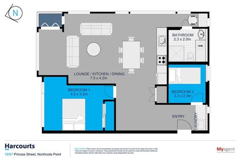 Photo of property in 3/73 Princes Street, Northcote Point, Auckland, 0627