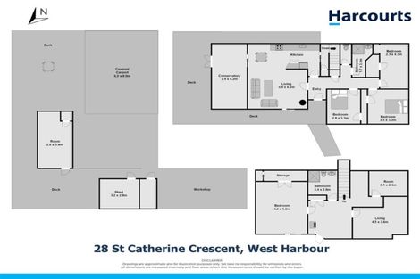 Photo of property in 28 St Catherine Crescent, West Harbour, Auckland, 0618