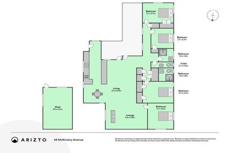 Photo of property in 44 Mckinstry Avenue, Mangere East, Auckland, 2024