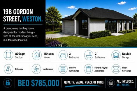 Photo of property in 19b Gordon Street, Weston, 9401