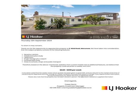 Photo of property in 5 Nield Road, Manurewa, Auckland, 2102