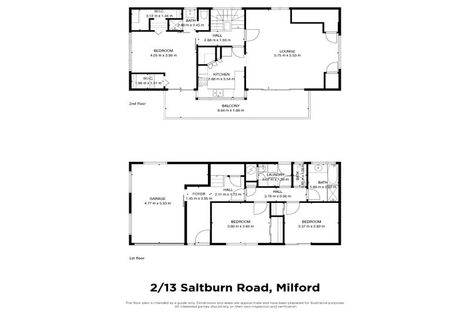 Photo of property in 2/13 Saltburn Road, Milford, Auckland, 0620