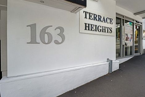 Photo of property in Terrace Heights Apartments, 2/163p The Terrace, Wellington Central, Wellington, 6011