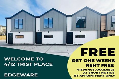 Photo of property in 4/12 Trist Place, Edgeware, Christchurch, 8013