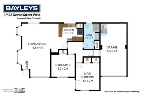 Photo of property in 1/422 Devon Street West, Lynmouth, New Plymouth, 4310