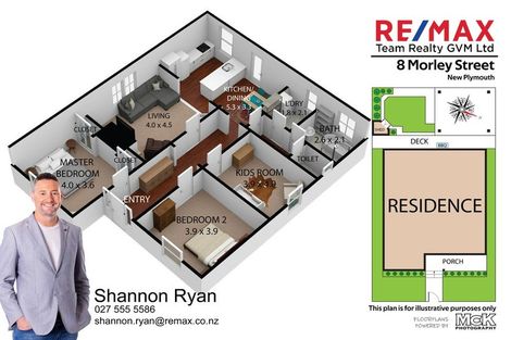 Photo of property in 8 Morley Street, New Plymouth, 4310