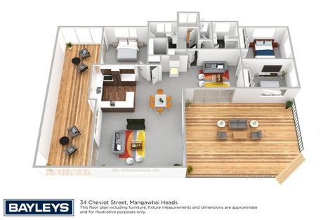 Photo of property in 34 Cheviot Street, Mangawhai Heads, Mangawhai, 0505