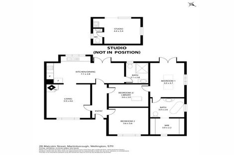 Photo of property in 26 Malcolm Street, Martinborough, 5711