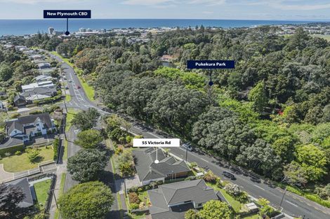 Photo of property in 55 Victoria Road, New Plymouth, 4310