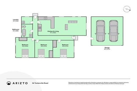 Photo of property in 34 Tankerville Road, Hoon Hay, Christchurch, 8025