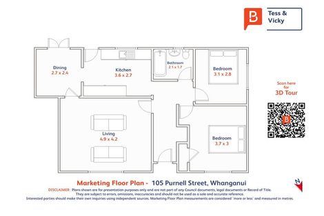 Photo of property in 105 Purnell Street, College Estate, Whanganui, 4500