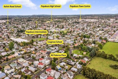 Photo of property in 46 Pukeroa Place, Papakura, 2110