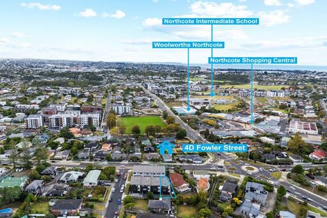 Photo of property in 4d Fowler Street, Northcote, Auckland, 0627