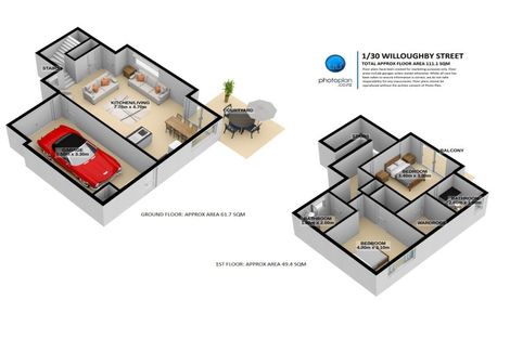 Photo of property in 1/30 Willoughby Street, Whitiora, Hamilton, 3200