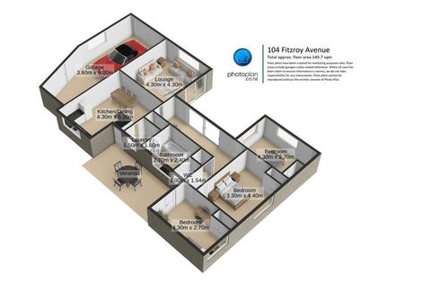 Photo of property in 104 Fitzroy Avenue, Fitzroy, Hamilton, 3206