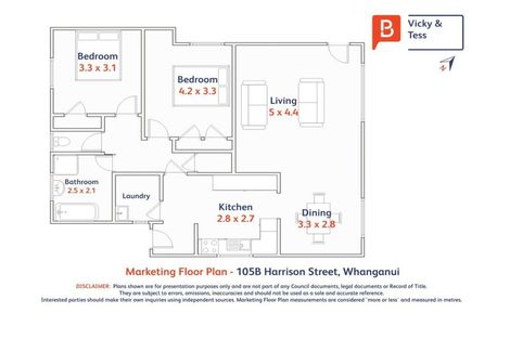 Photo of property in 105b Harrison Street, Whanganui, 4500