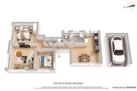 Photo of property in Winslow Apartments, 5/2 Ohiro Road, Aro Valley, Wellington, 6021