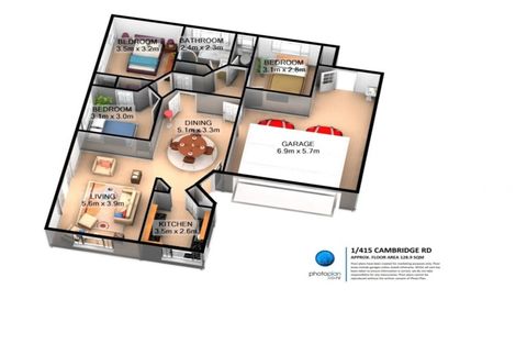 Photo of property in 1/415 Cambridge Road, Te Awamutu, 3800