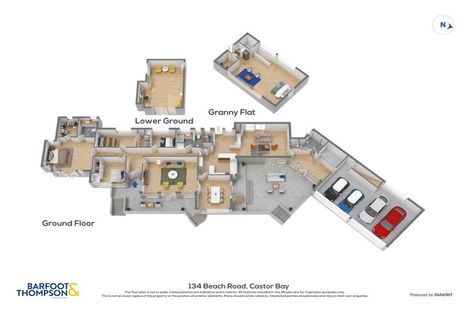 Photo of property in 134 Beach Road, Castor Bay, Auckland, 0620