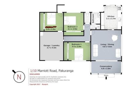 Photo of property in 1/10 Marriott Road, Pakuranga, Auckland, 2010