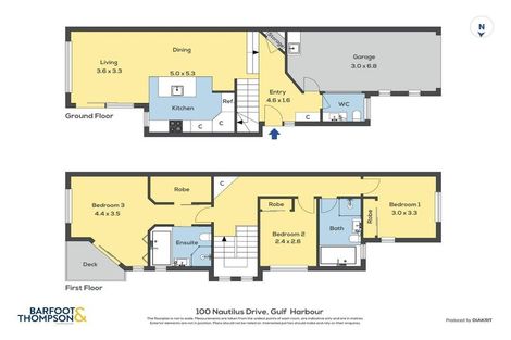 Photo of property in 100 Nautilus Drive, Gulf Harbour, Whangaparaoa, 0930