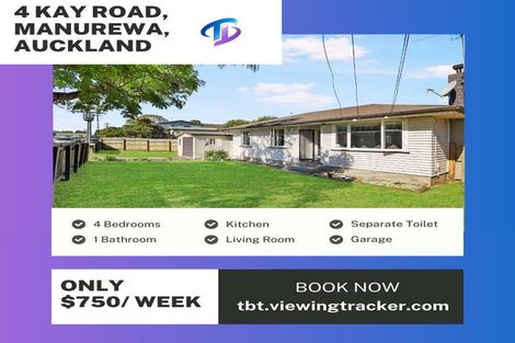 Photo of property in 4 Kay Road, Manurewa, Auckland, 2102