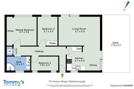 Photo of property in 73 Venice Street, Martinborough, 5711