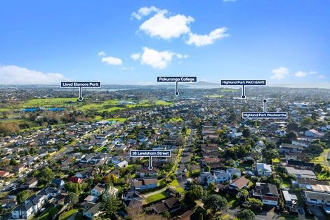 Photo of property in 16 Lewisham Street, Highland Park, Auckland, 2010
