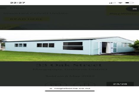 Photo of property in 33 Oak Street, Mangapapa, Gisborne, 4010