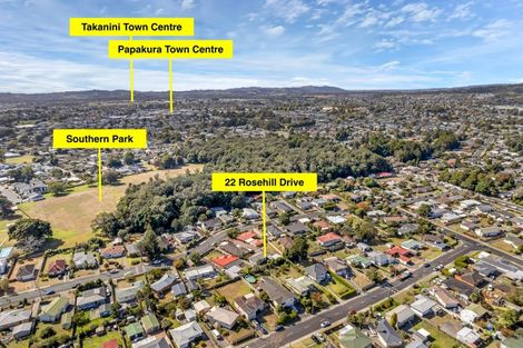 Photo of property in 22 Rosehill Drive, Rosehill, Papakura, 2113