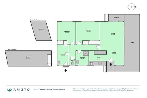 Photo of property in 4/22 Camellia Place, Mount Roskill, Auckland, 1041