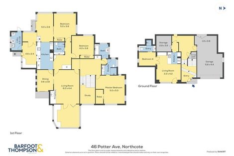 Photo of property in 46 Potter Avenue, Northcote, Auckland, 0627