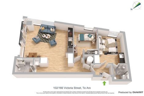 Photo of property in Vsp South, 102/166 Victoria Street, Te Aro, Wellington, 6011