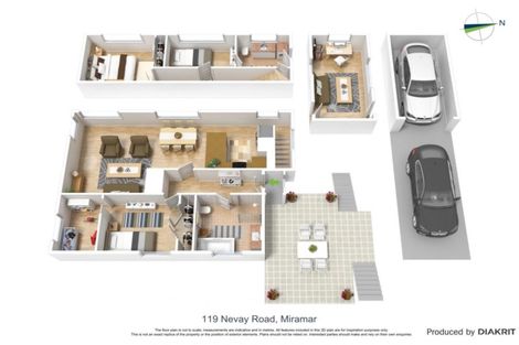 Photo of property in 119 Nevay Road, Miramar, Wellington, 6022