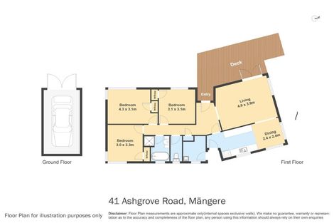 Photo of property in 41 Ashgrove Road, Mangere, Auckland, 2022